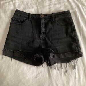BDG Black High Rise Jean Shorts